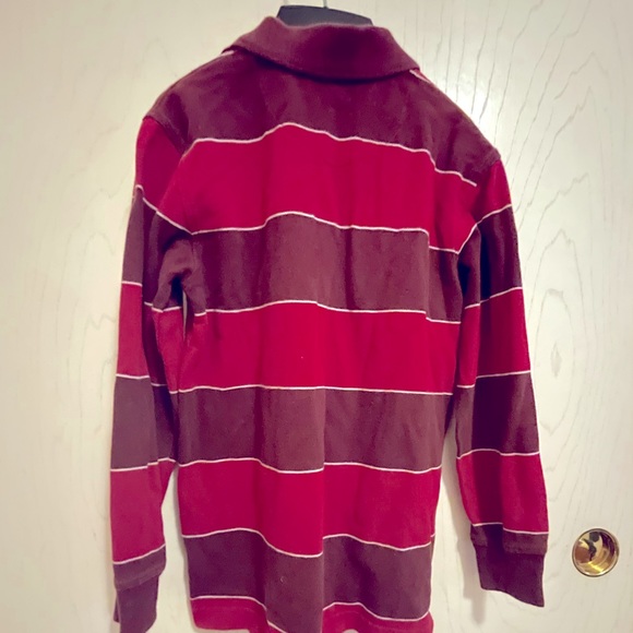 Gap Kids long stripe sleeve T, size 6-7 - Picture 3 of 4